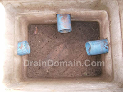 land drain silt trap